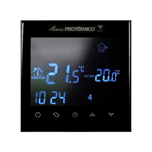 Termostato Slim Wi-Fi Preto